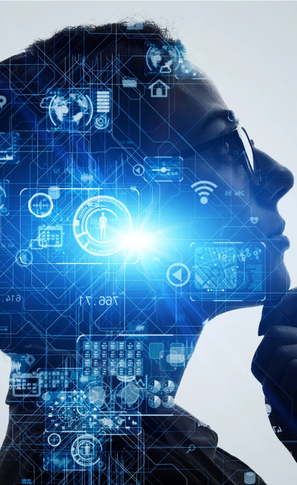 A person deep in thought, representing the moment of clarity when AI knowledge begins to click.